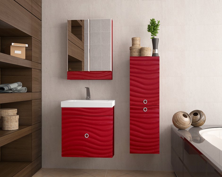 Комплект мебели для ванной Style line Вероника-70 Plus