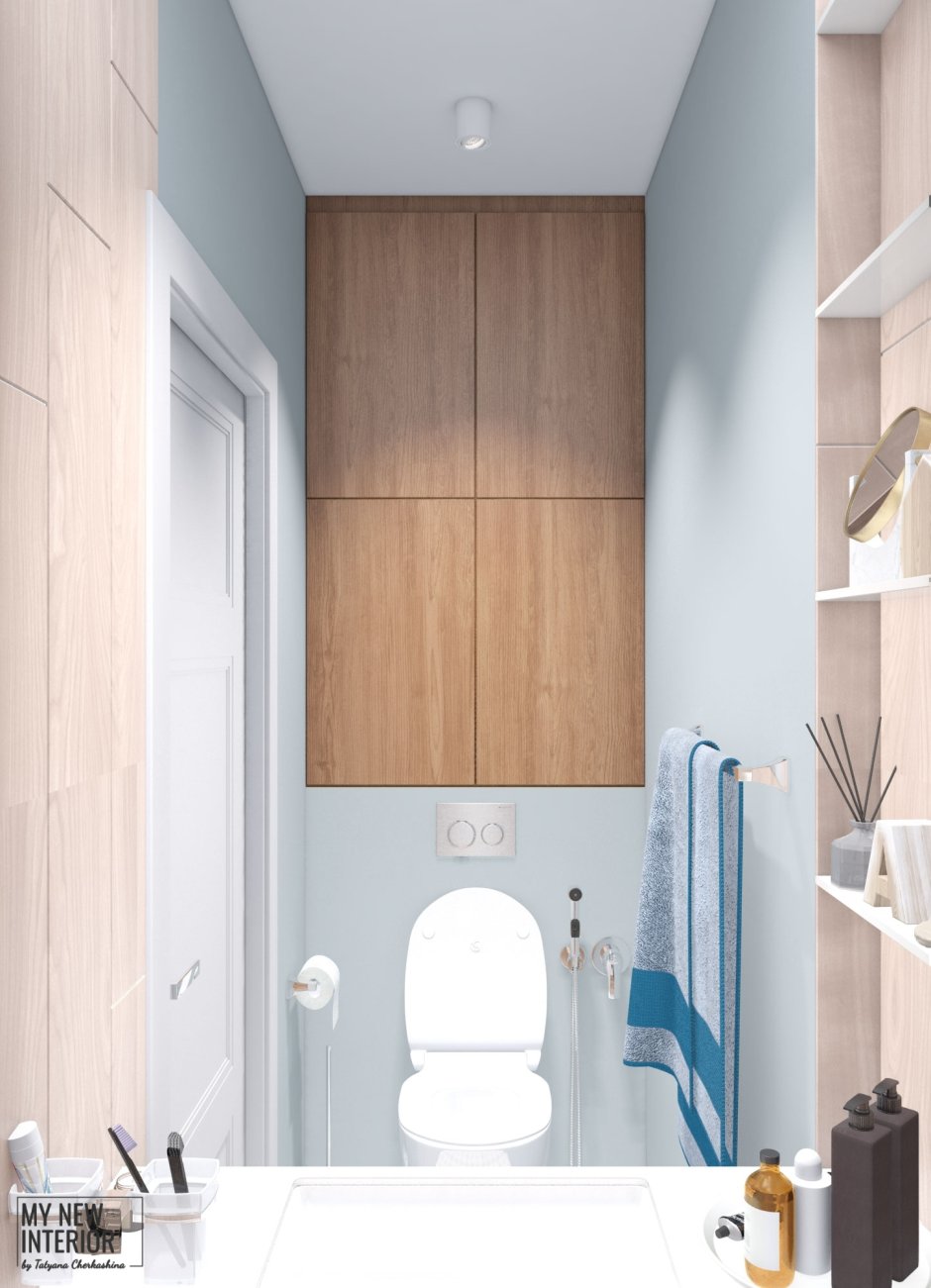 Шкаф в туалет под инсталляцию