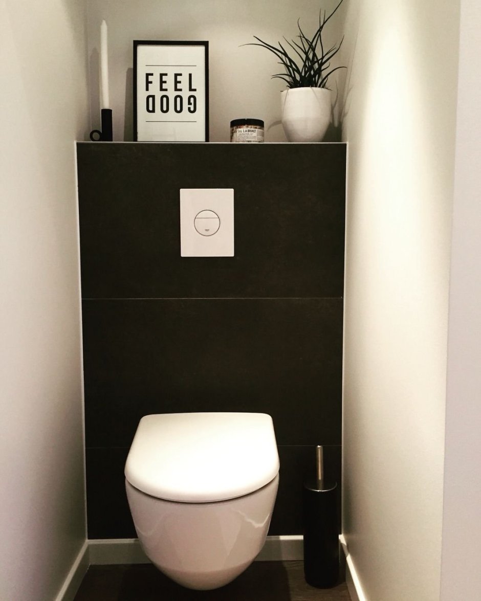 Современная отделка туалета