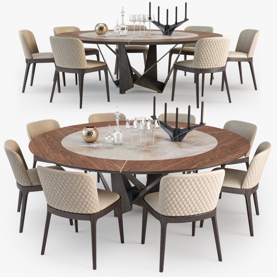 Обеденный стол Barnes Round Dining Table