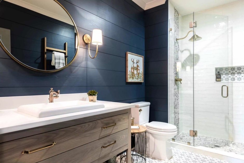 Санузел в светлых тонах