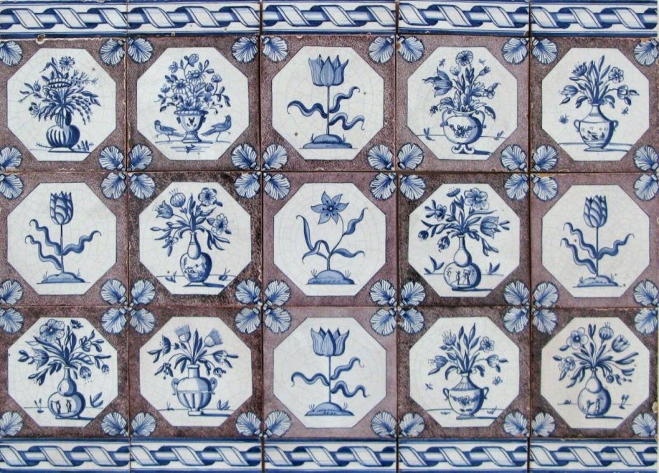 Гжель, голландские изразцы, азулежу