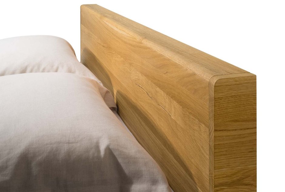 Кровать односпальная с мягкой спинкой