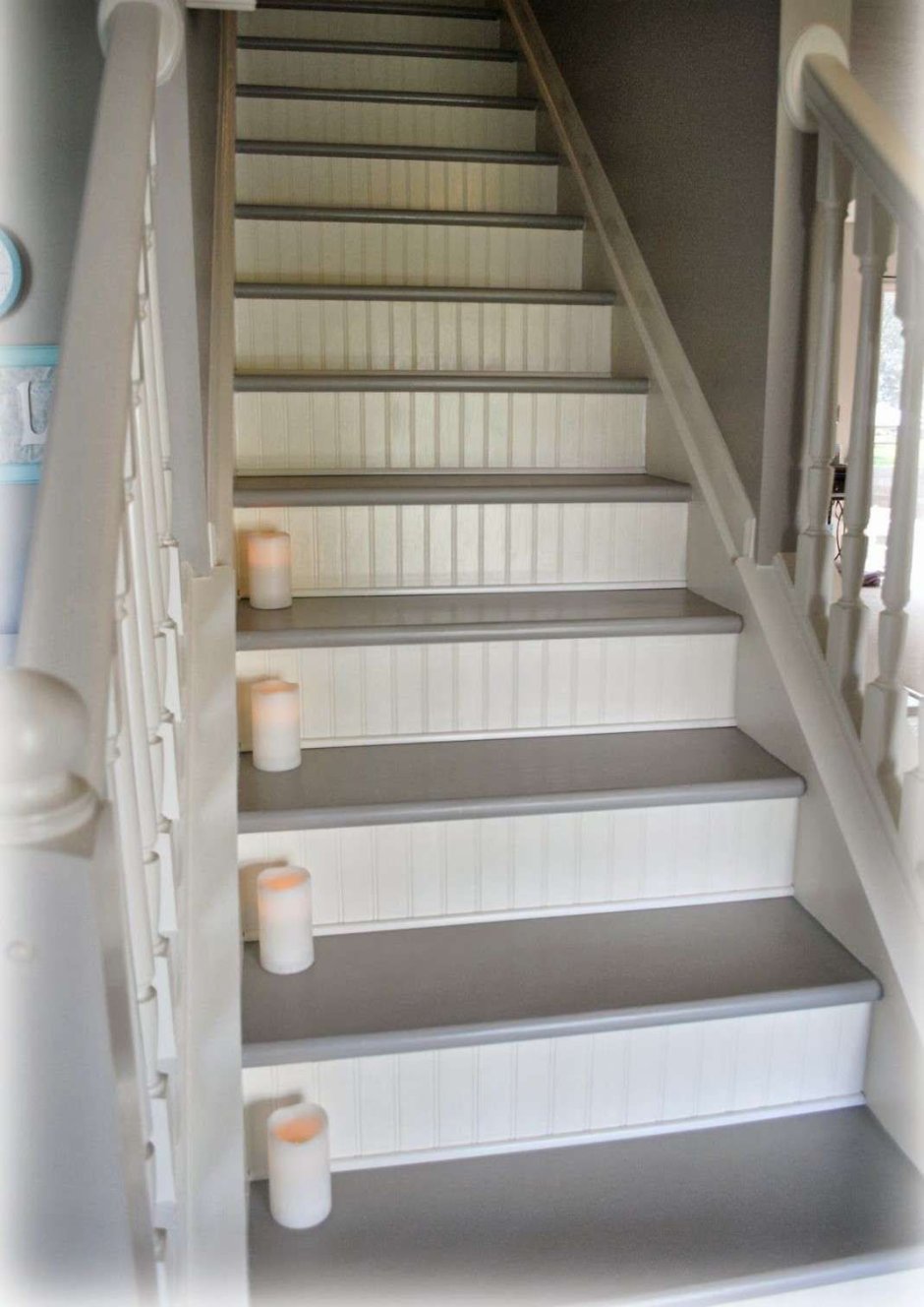 Лестница в доме из дерева