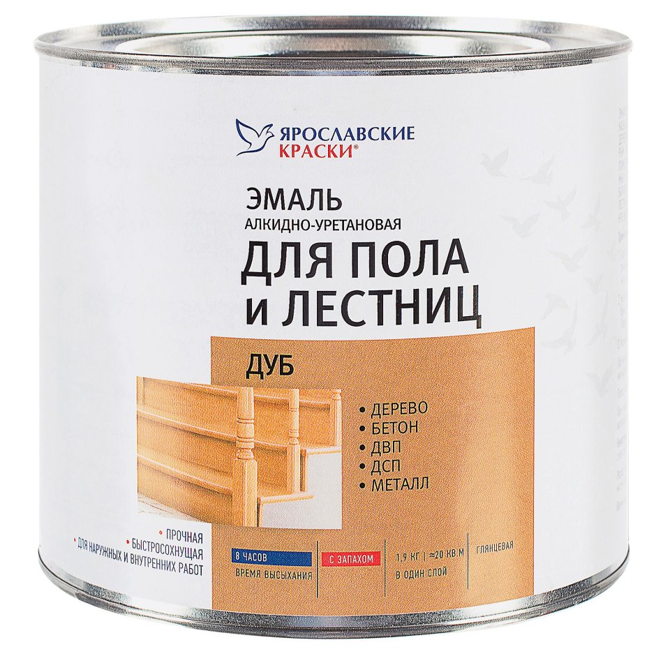 Покраска деревянной лестницы