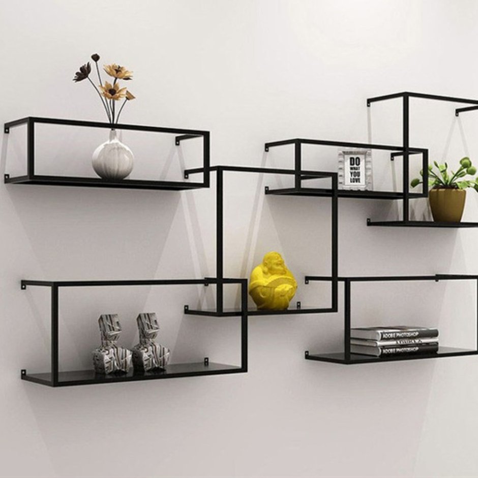 Стеклянные полки