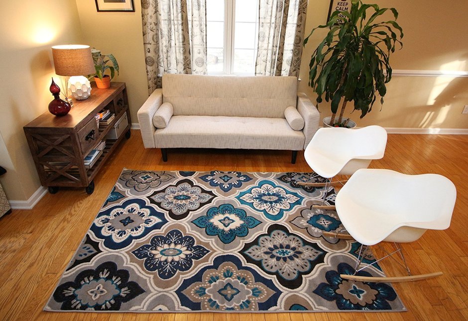 Современные ковры на пол в гостиную