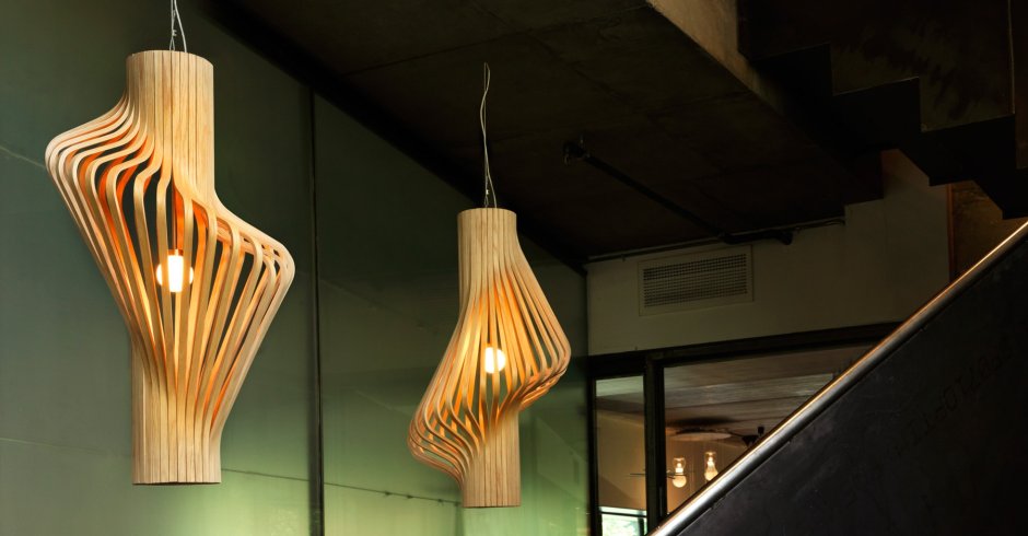 Дизайнерский светильник plywood Suspension Lamp