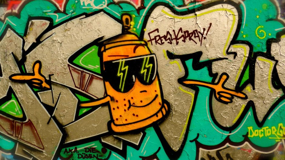 Стильные граффити