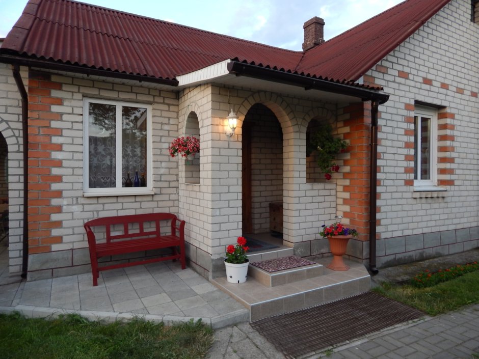 Крыльцо из кирпича