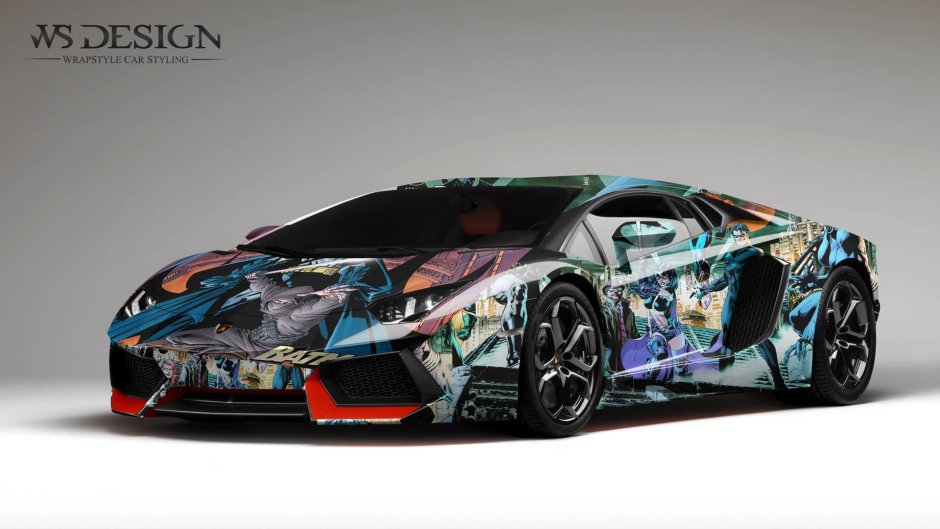 Lamborghini Aventador винил