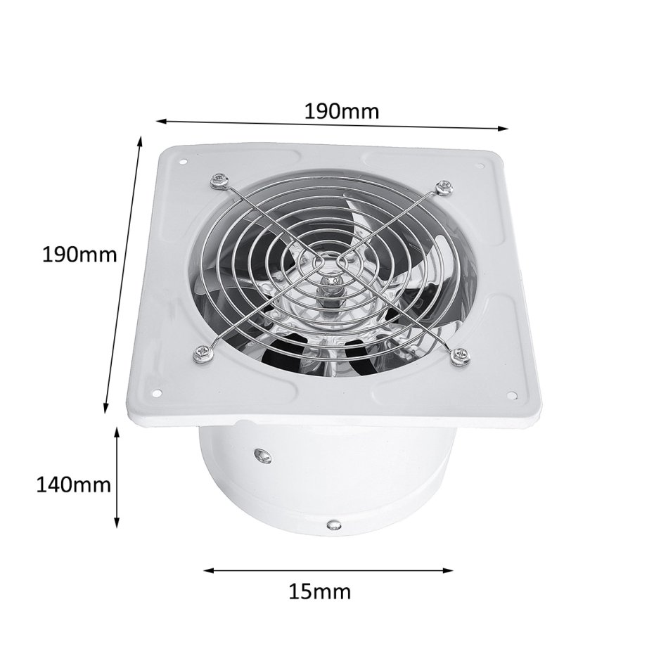 Вентилятор Extractor Fan 100 чёрный