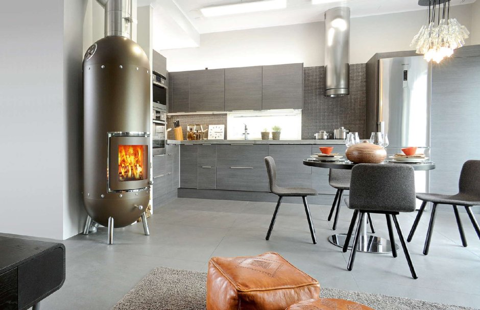 Дровяная печь-камин Fireplace hordo