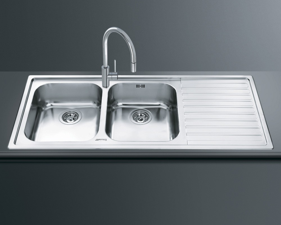 Интегрированная кухонная мойка Alveus line 50 62х50.5см нержавеющая сталь