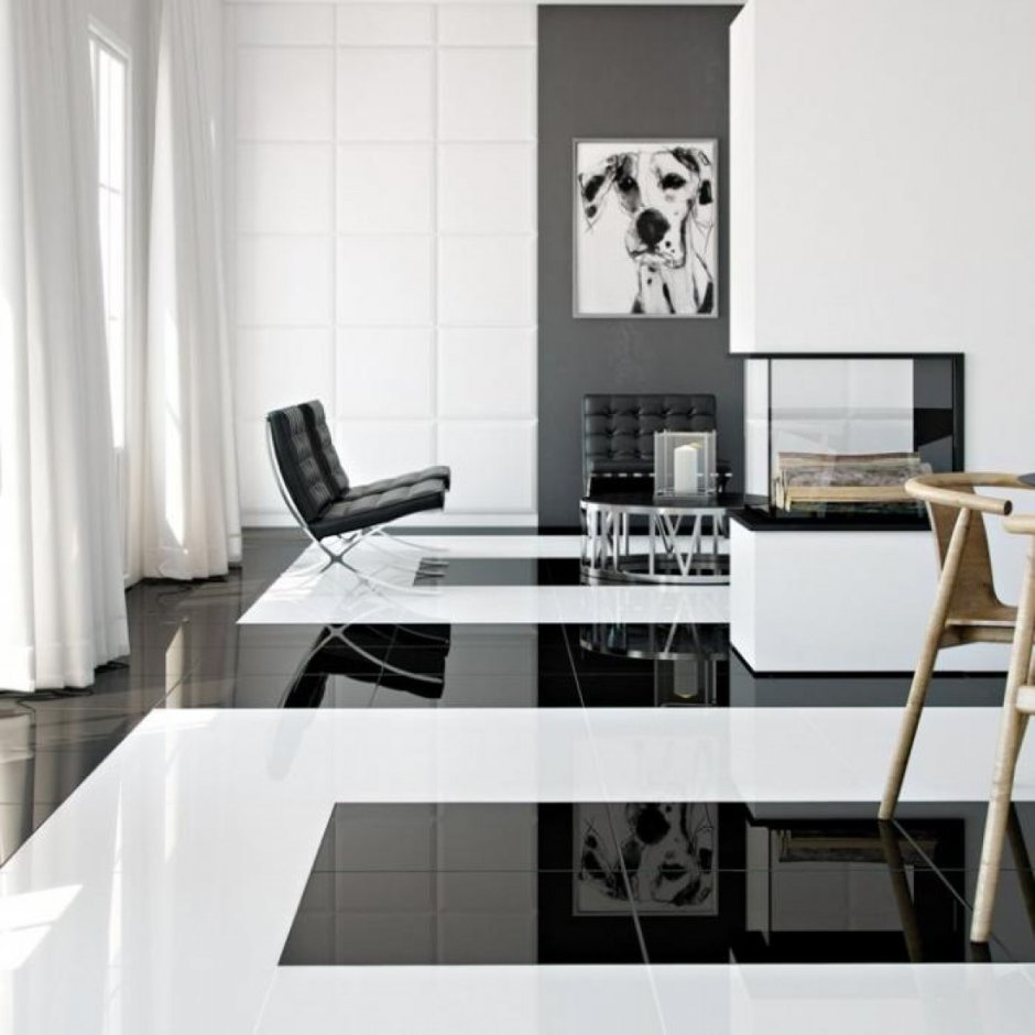 Плитка Black Mirror 60x60 High Gloss