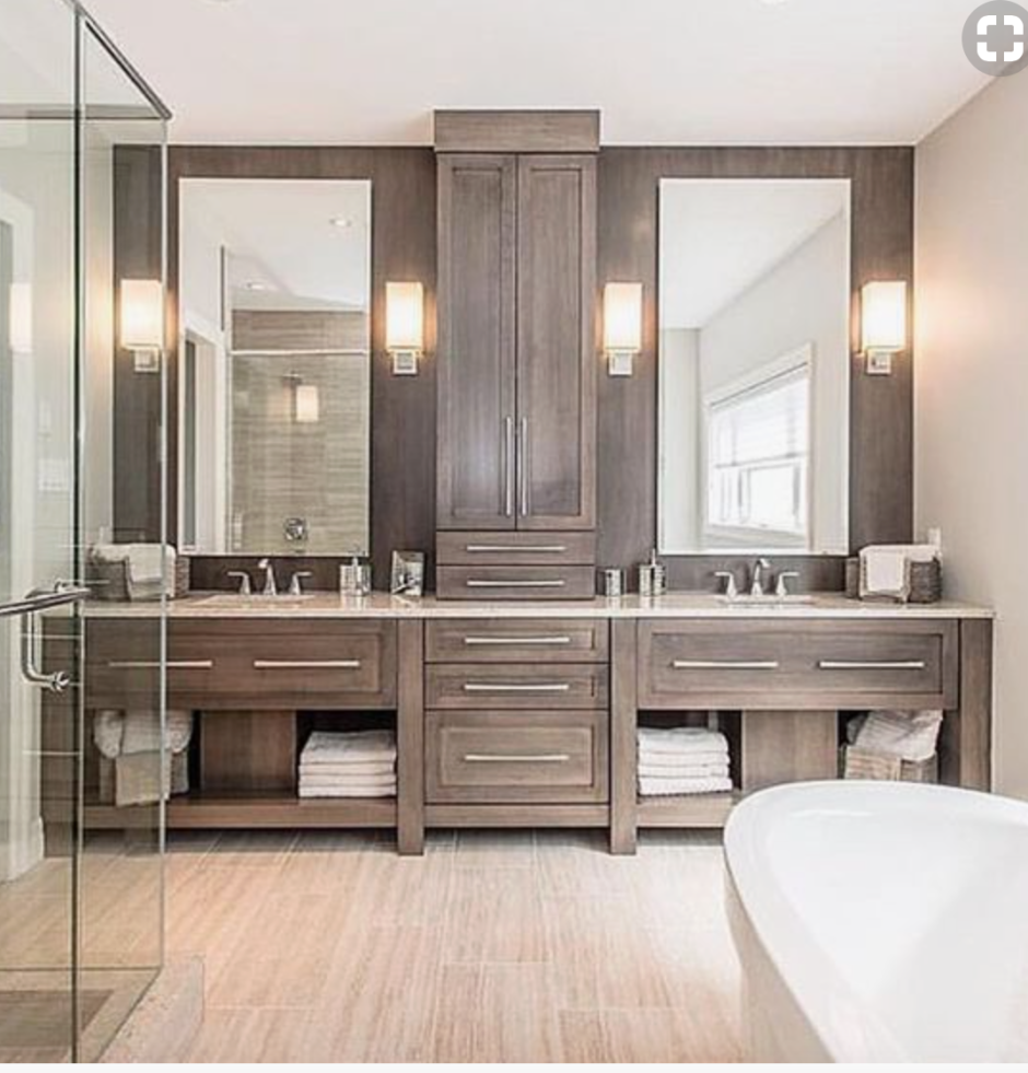 Мебель для ванной комнаты в современном стиле