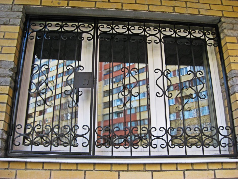 Решетки металлические на окна открывные