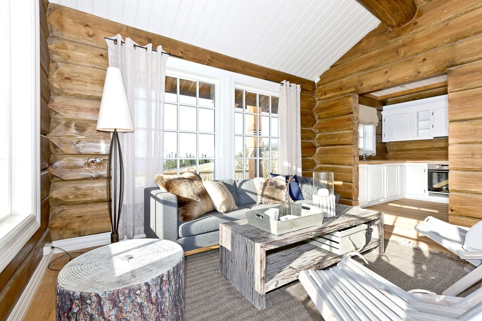 Норвежские интерьеры деревянных домов