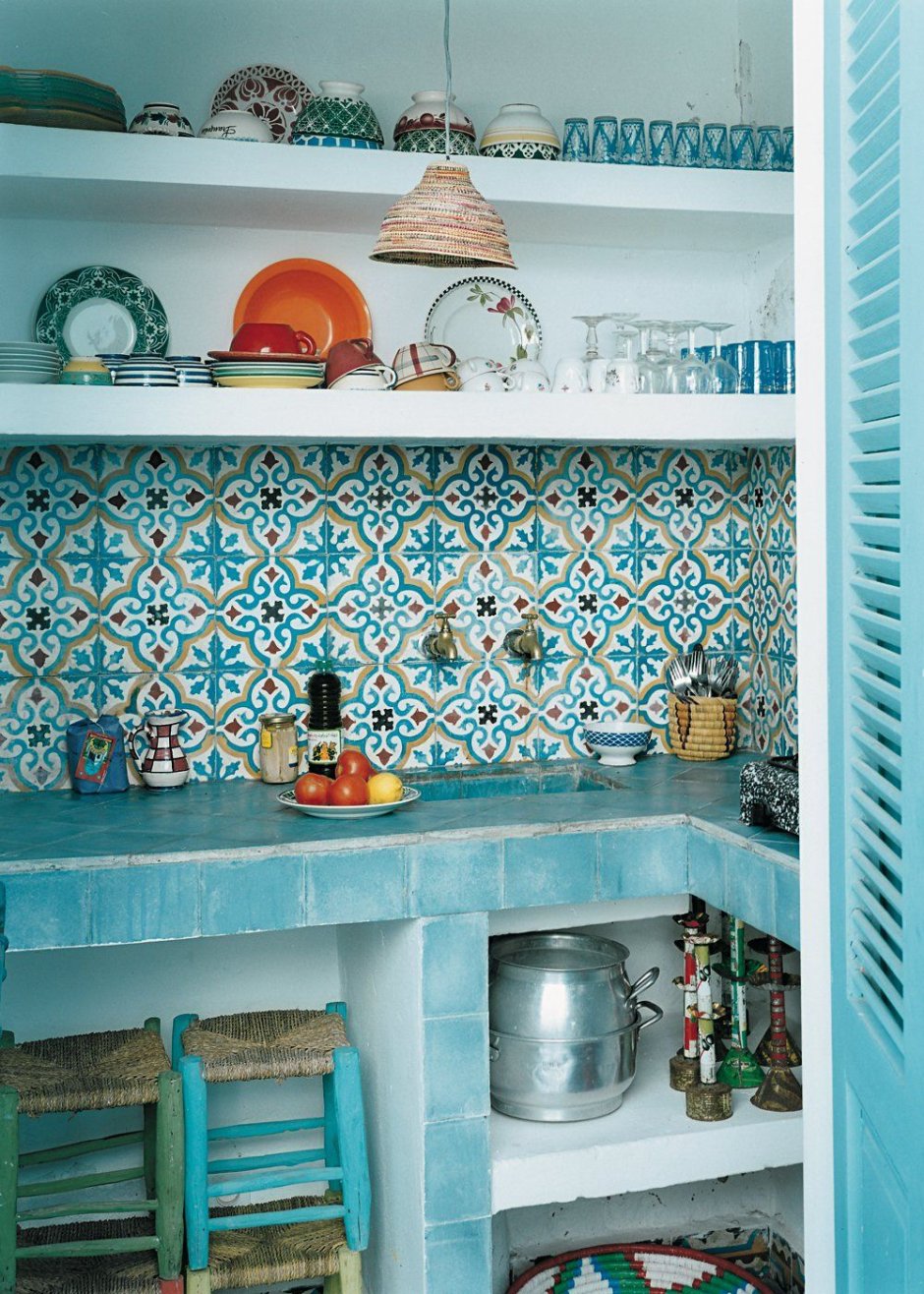 Фартук для кухни в марокканском стиле