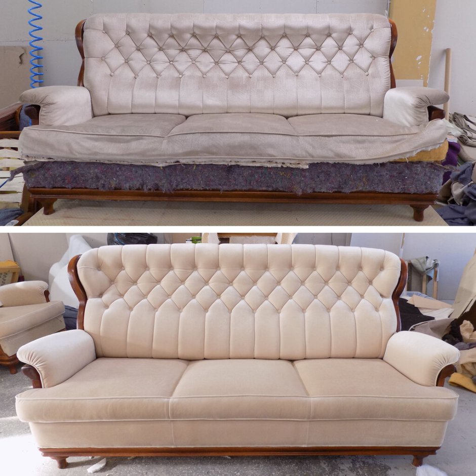 Отреставрированный диван