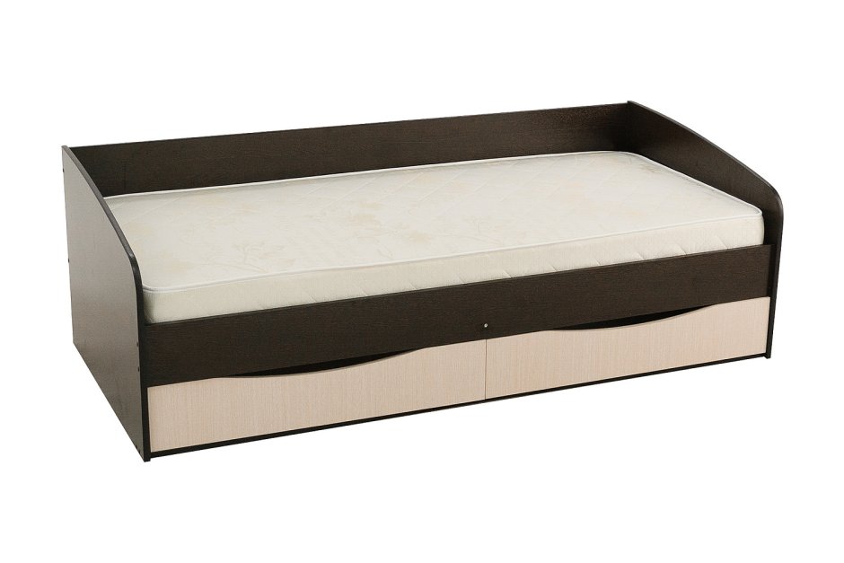 Кровать с 2 ящиками "классика" (венге/белфорт)