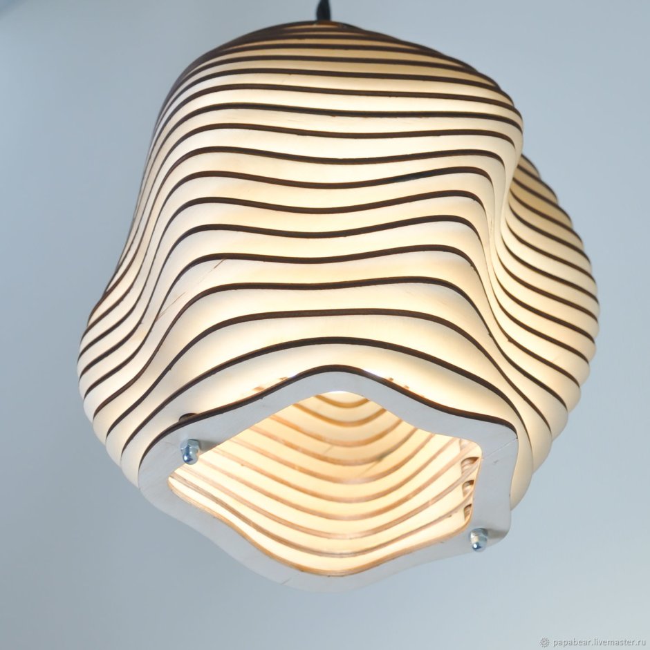Люстра Vintage Wood Chandelier