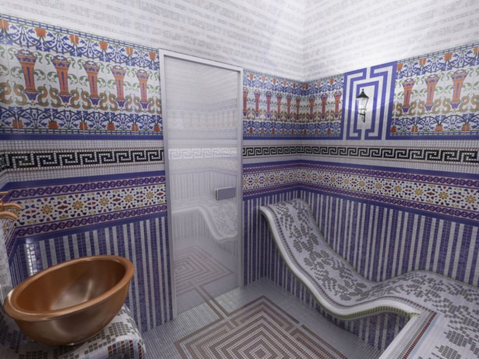 Ванная комната в стиле хамам