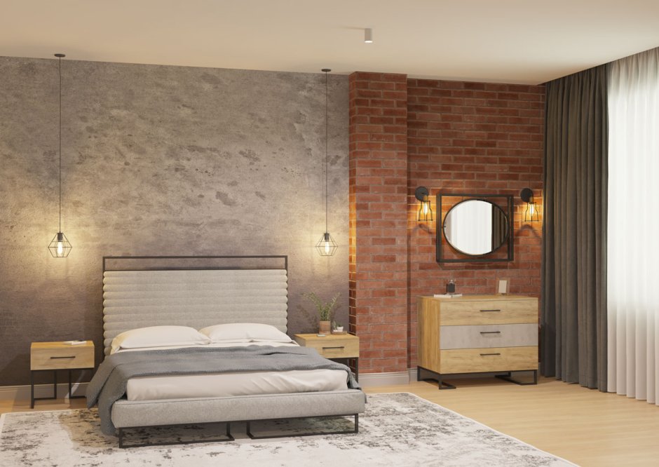 Кровать 1.6 Loft Грейс