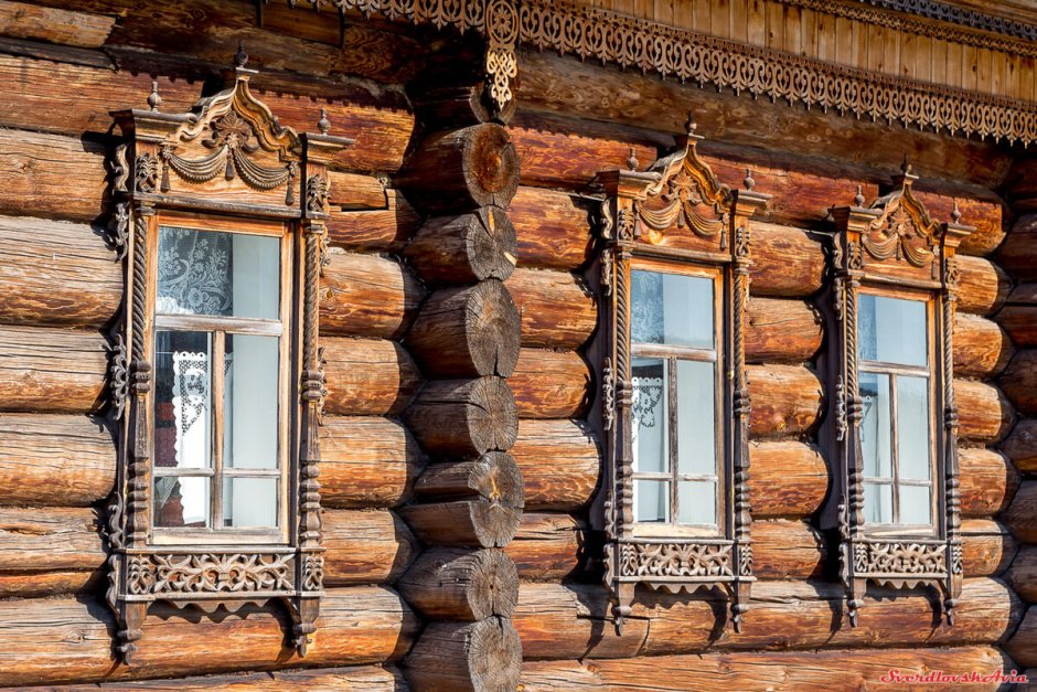 Деревенское окно