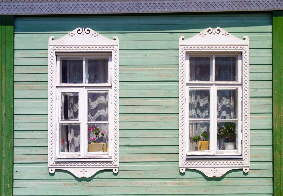 Деревенские наличники