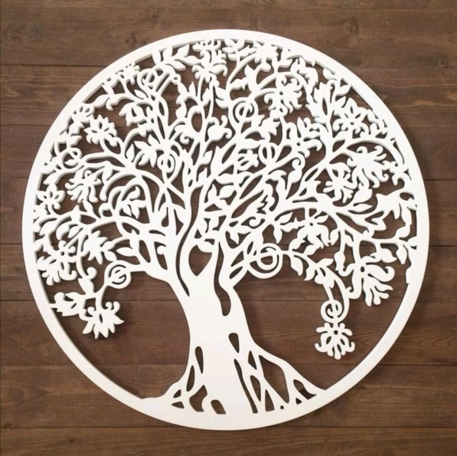 Декоративное дерево из фанеры