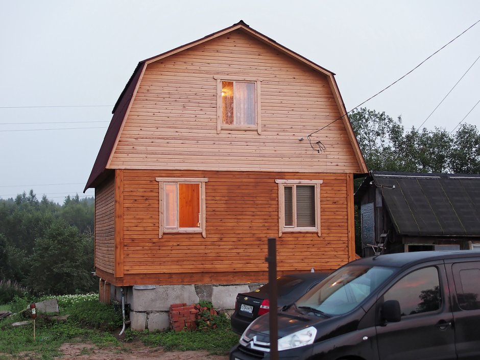 Крашенный фронтон