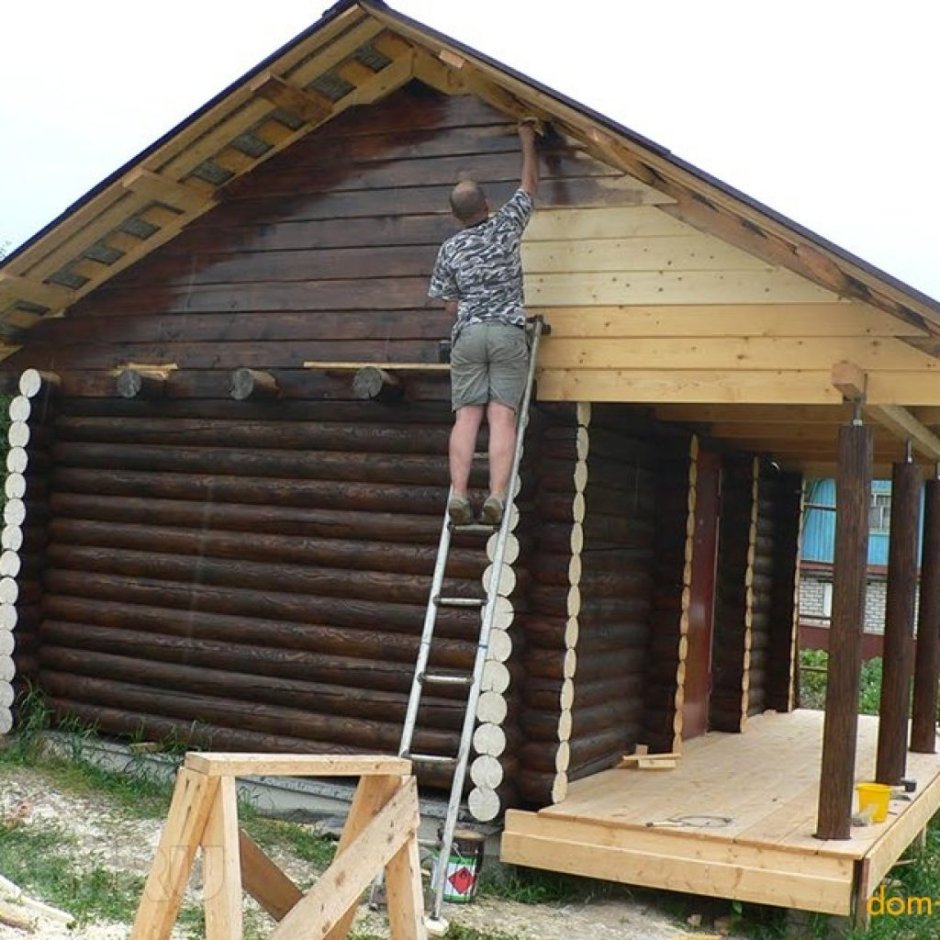 Деревянный фронтон