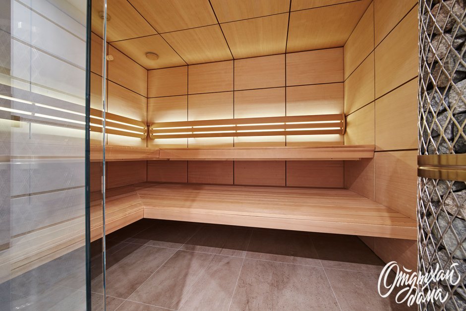 Сауна из панелей Rohol