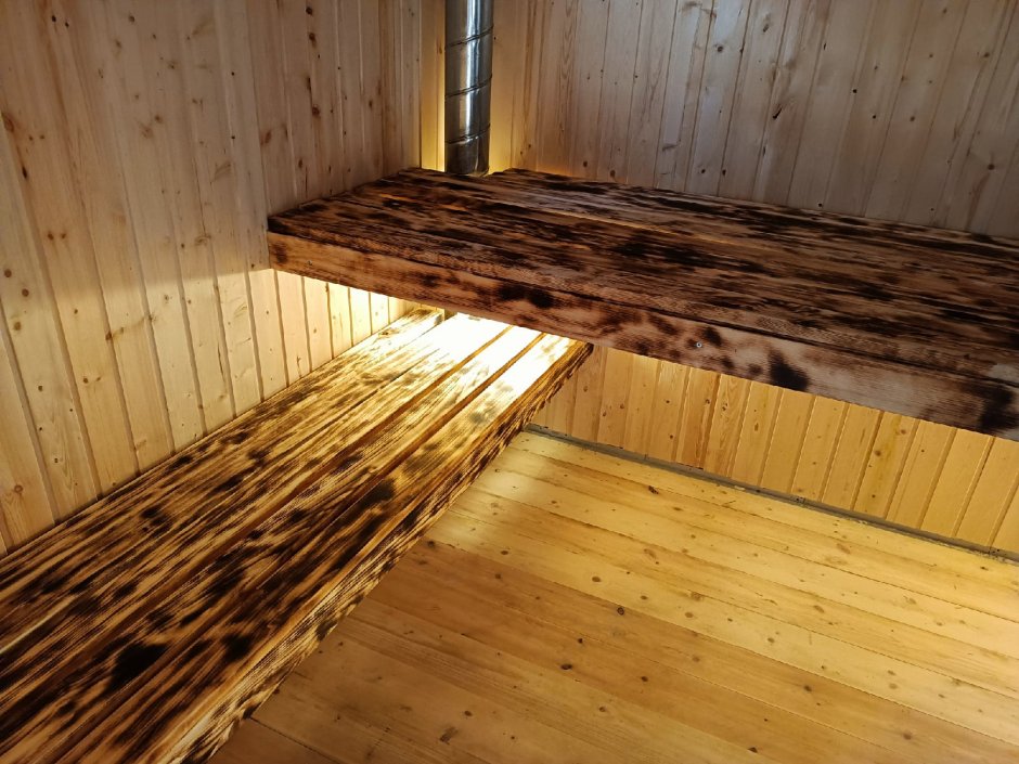 Полки для сауны