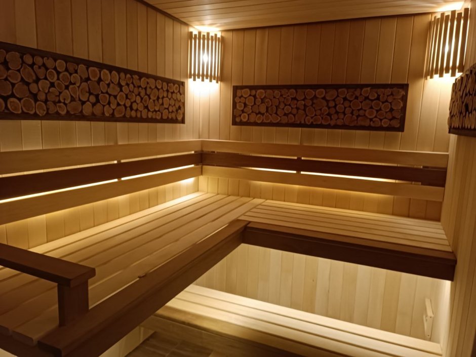 Лежак в сауне