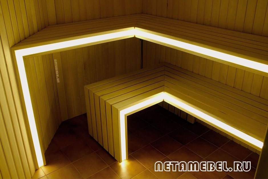 Парящий полок для бани
