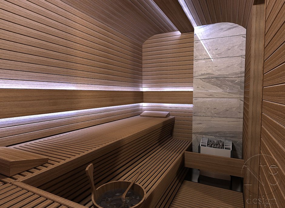 Лежак в парилке