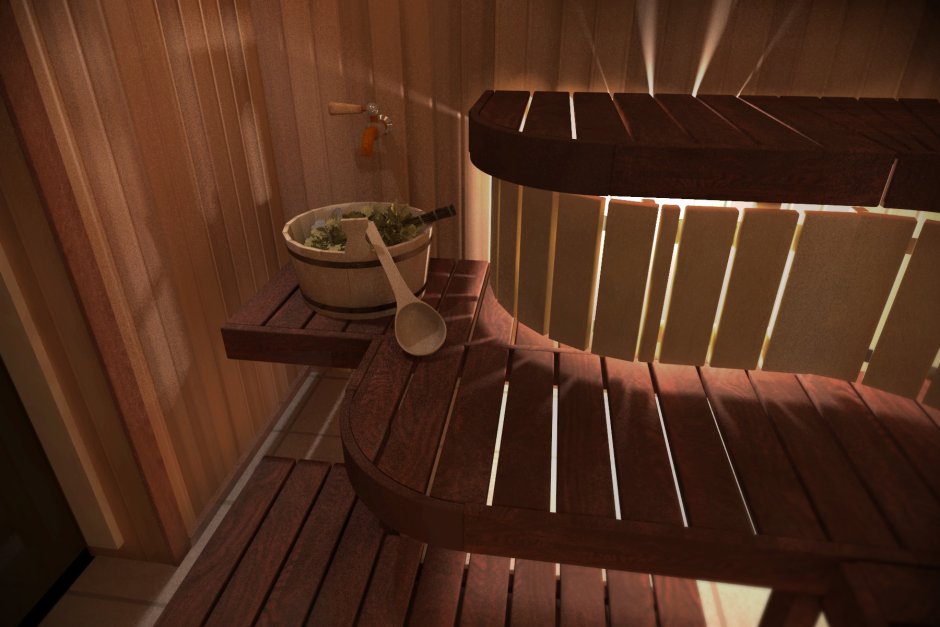 Парилка в бане отделка