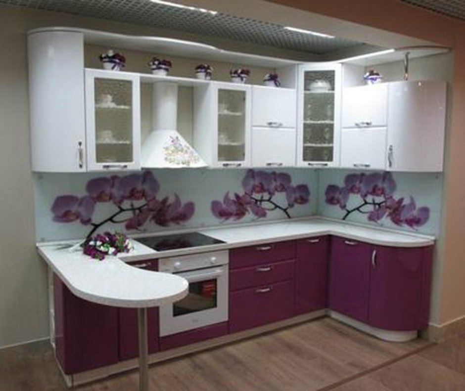Кухонный гарнитур 1.80 фиолетовый