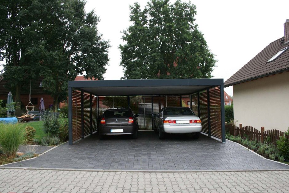 Carport aus Metall