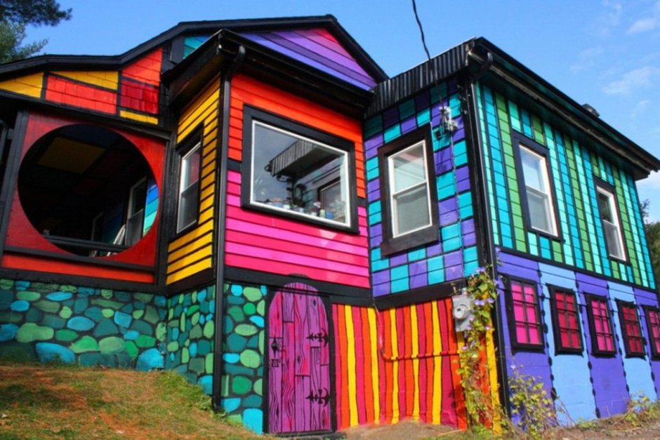 Радужный дом в Вудстоке