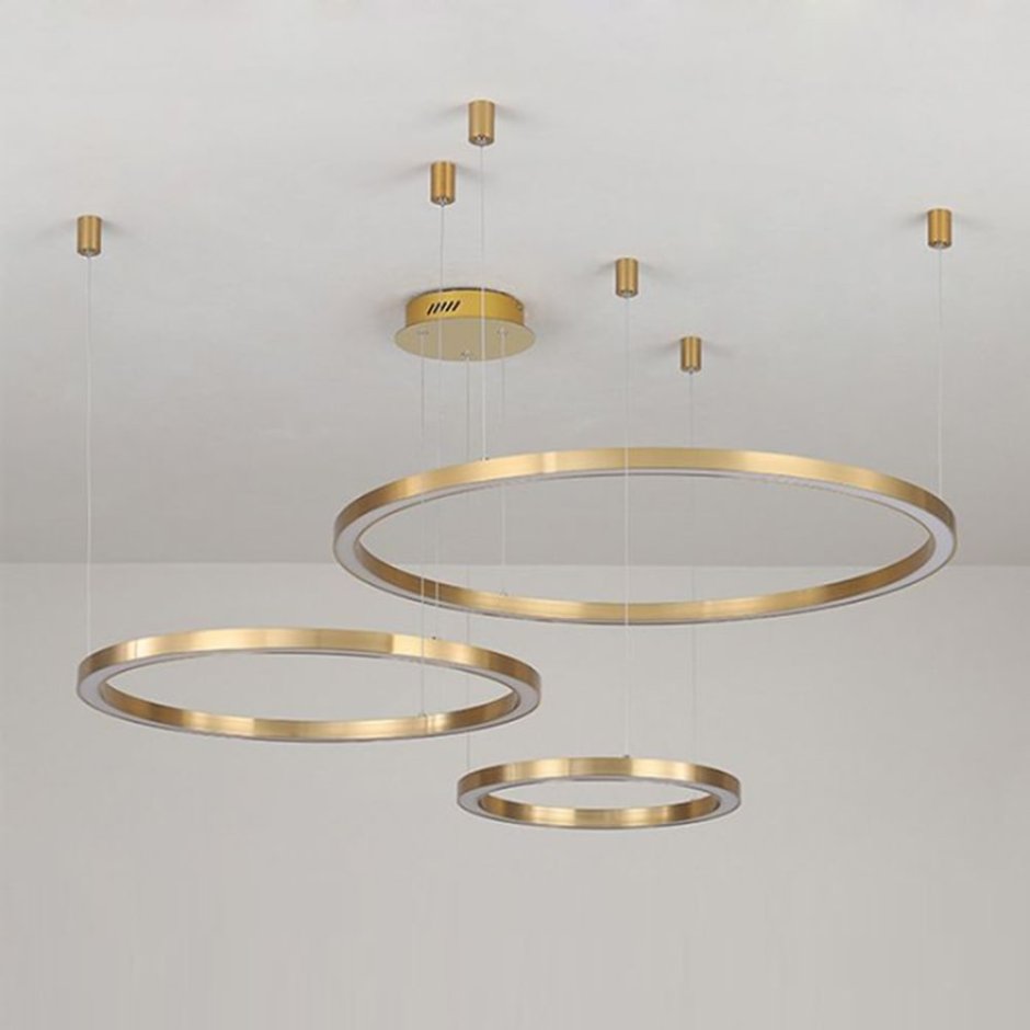 Gold Ring Chandelier светильник