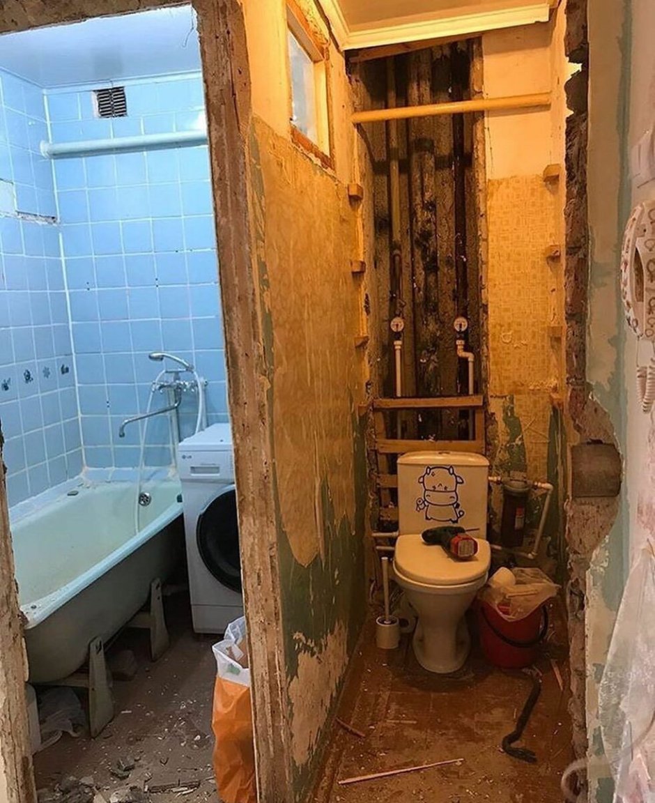 Старая ванная комната