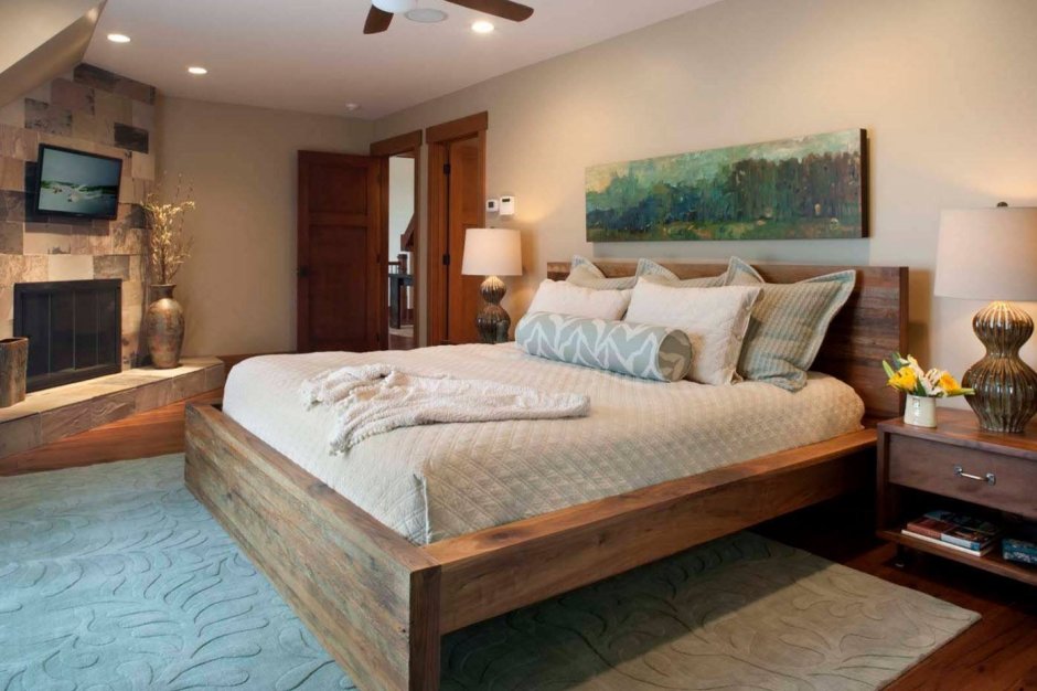 Rustic Wood Decor спальня