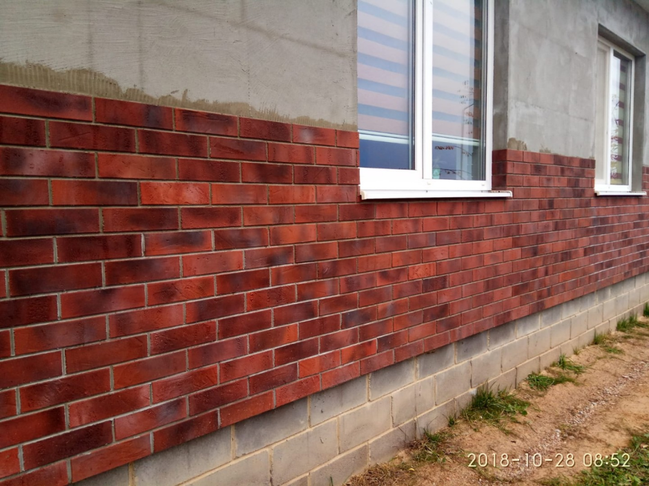 Фасадная система АМК под кирпич