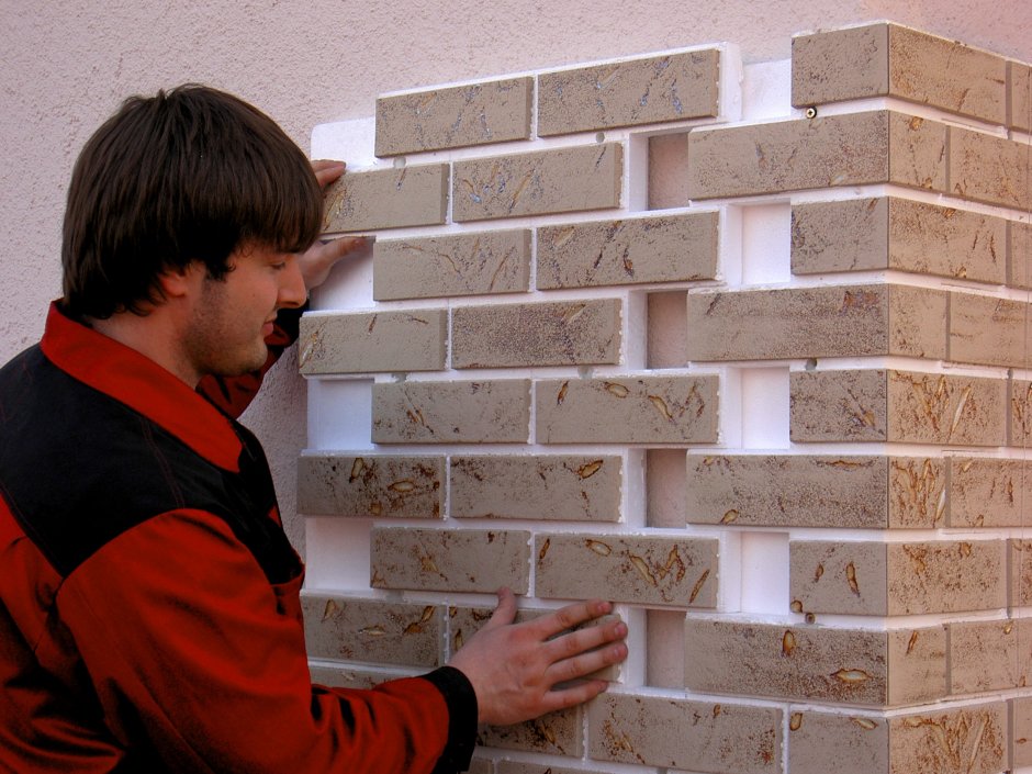 Фасадные панели Альта профиль кирпич бежевый