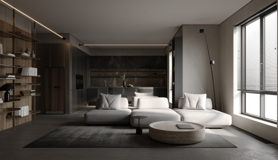 Мудборд интерьера лофт