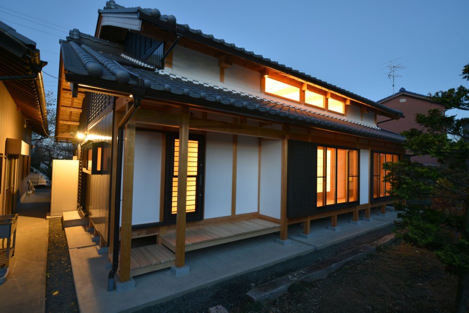 Фасад в японском стиле