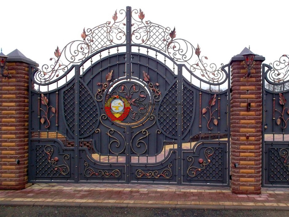 Кованые ворота Викри Дагестан